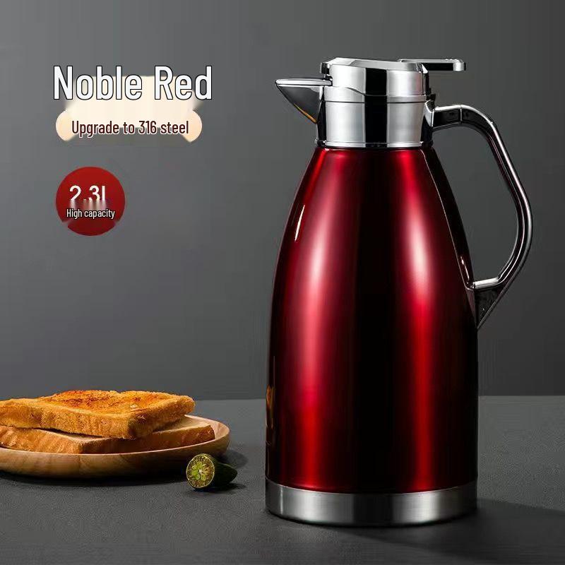 Stainless Steel Large Capacity Thermos for Home, Restaurant, or Hotel - Teapot and Hot Water Kettle