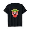 Happy Baby Strawberry With Cute Googly Eyes T Shirt Vintage Casual Designer Clothes Homme Slightly Graphic Breathable