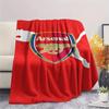 Arsena Team Logo Print FlAannel Blanket, High Quality Comfortable for All Seasons, Home Decor, Warmth and Comfort