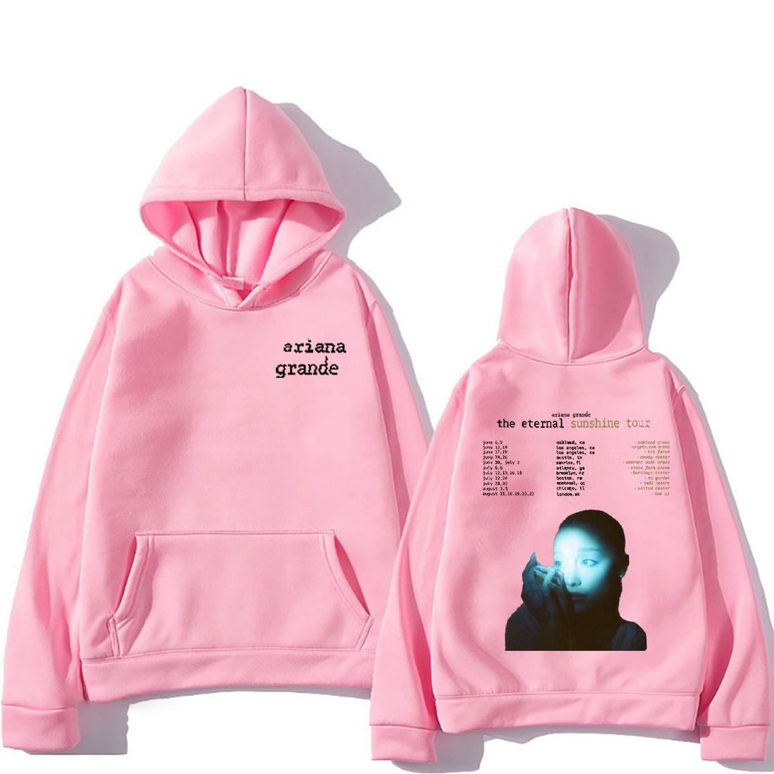 

Ariana grande the eternal sunshine tour 2025 Графічні худі Чоловічі Жіноча мода Вуличний одяг з довгим рукавом Флісове худі оверсайз 2XL