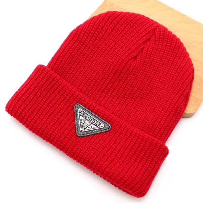 Herbst und Winter warme Strickmütze Pullover Mütze, vielseitige Wollmütze für Männer und Frauen, koreanischen Stil altersreduzierende Strickmütze