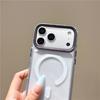 Transparent Wireless Charging Magnetic For Magsafe Case For Apple iPhone 17 16 15 14 13 Pro Max Shockproof Hard Acrylic PC Cover