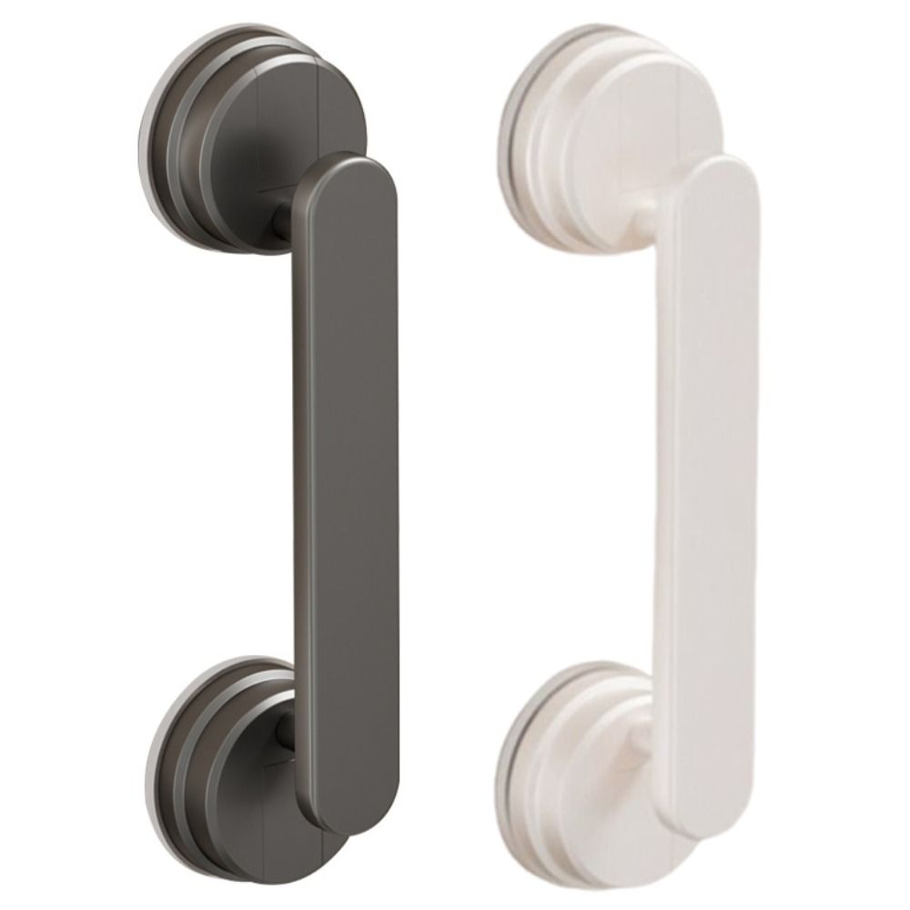 1/2Pcs Removable Suction Cup Door Handle Waterproof Bathroom Shower Auxiliary Handle  Bathroom