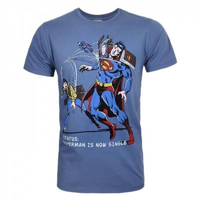 Junk Food Herren Superman ist jetzt Single Superman T-Shirt
