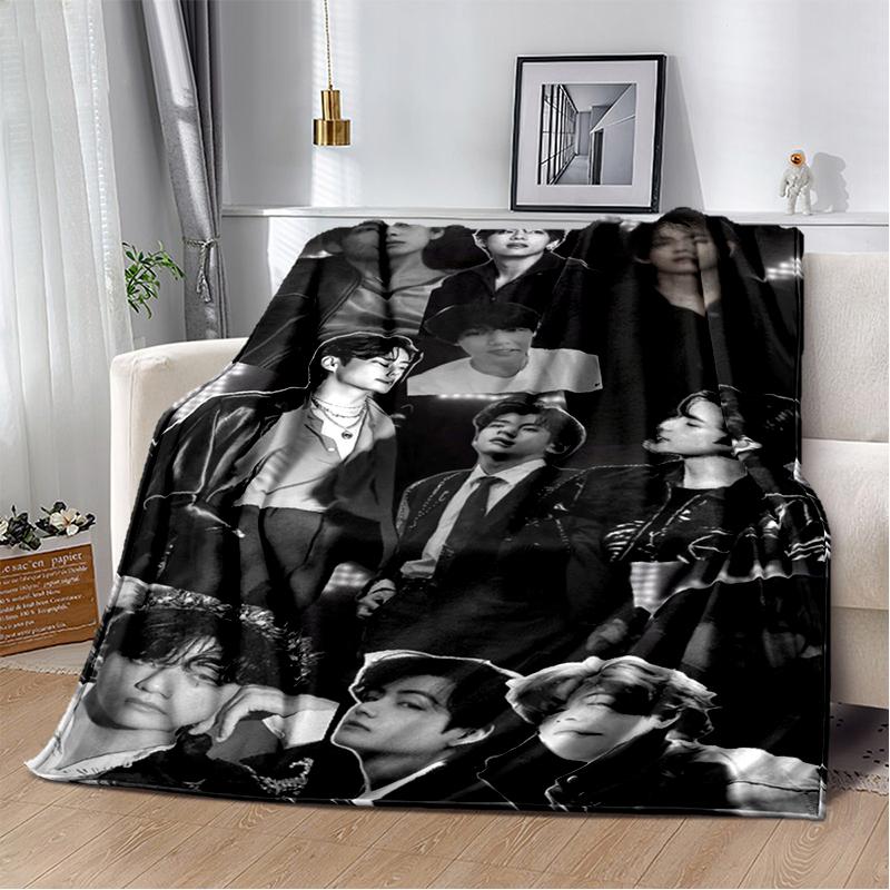29 Style New Kpop Kim Tae Hyung V Min Yoon Gi,SUGA,Agust D Blanket,Soft Throw Blanket for Home Bedroom Bed Sofa Travel Cover Kid