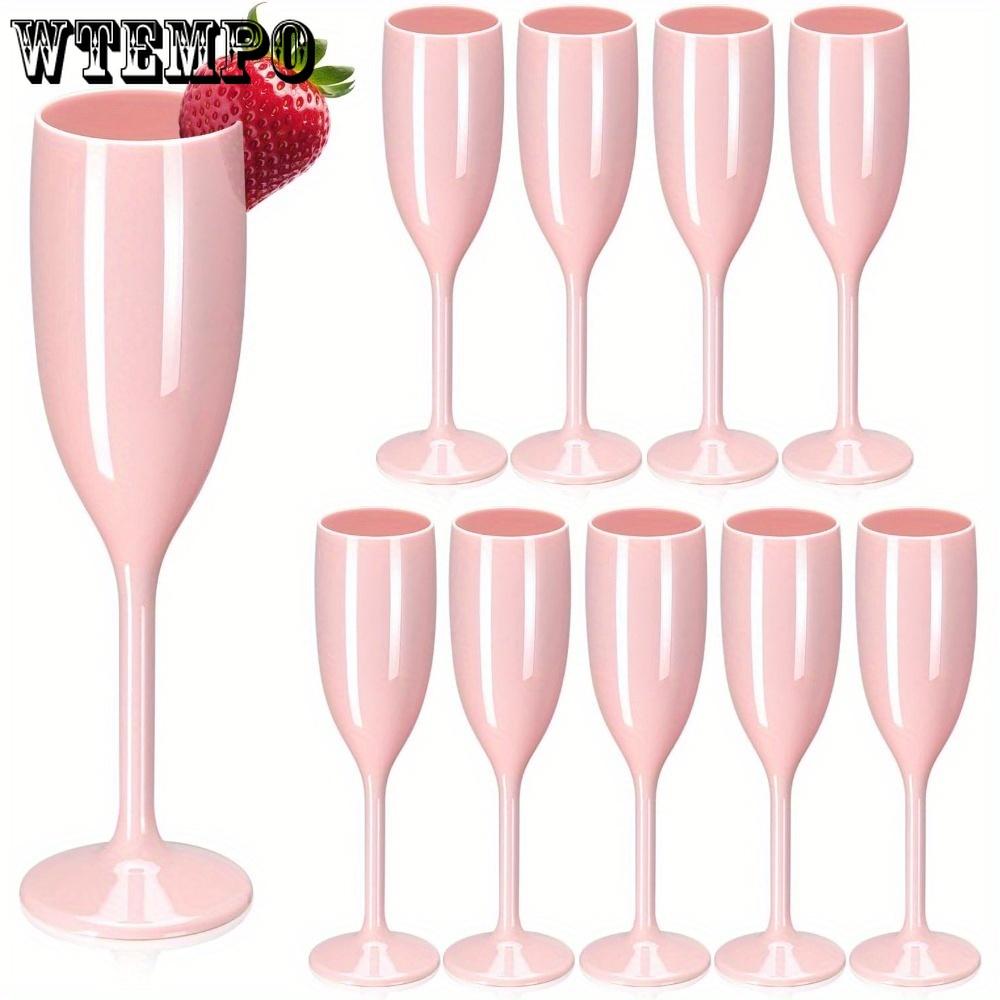 12pcs Champagne Flute Champagne Glasses Toasting Champagne Goblet Plastic Unbreakable Champagne Cups for Wedding Party Plastic Goblet Champagne Glass