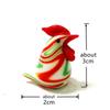 Easter Decor Kawaii Glass Chick Ornaments Cute Animal Mini Figurine for Diy Fairy Garden Dollhouse Home Desk Decoration Supplies