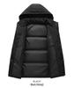 Jachetă cu glugă și puf Adidas Unisex cu Trei Benzi - Palton de Iarnă Trendy
