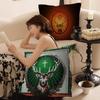 J-Jagermeisters Pillow Covers Cartoon Sofa Decorative Home Double-sided Printing Short Plush Cute Cushion Cover