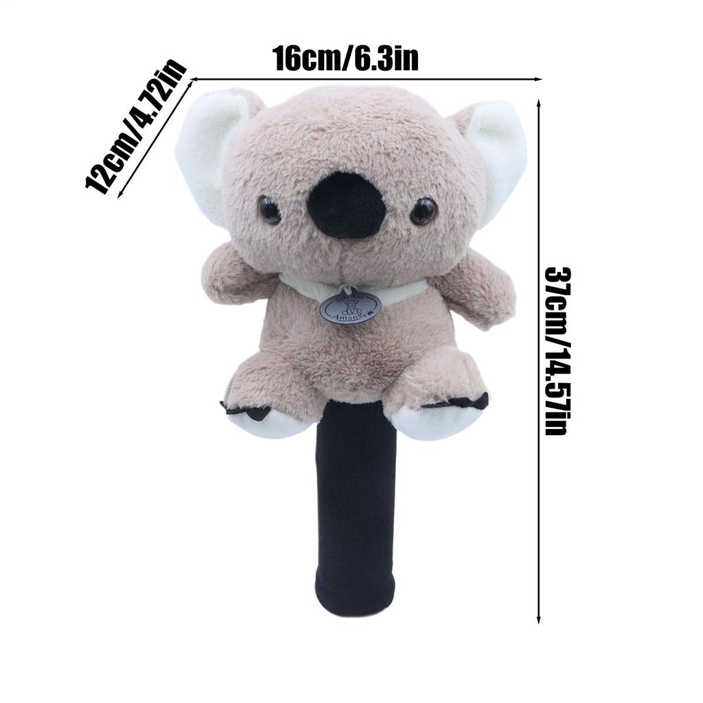 Animal-Shaped Golf Club Headcover Driver Cover Soft Plush Protector for Indoor Outdoor Ball Sport Equipment Tournament