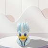 Duck Figurine Creative Ice/Fire Duck Statue Small Resin Animals Desktop Decorations For Home Office