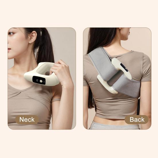 Electric Fascia Massage Ring 5 Intensities Adjustable Muscle Relief Fat Burning Cordless Massager Quiet Portable Deep Tissue