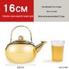 Large Capacity Stainless Steel Teapot - Ideal for Hotels, Restaurants, or Outdoor Use