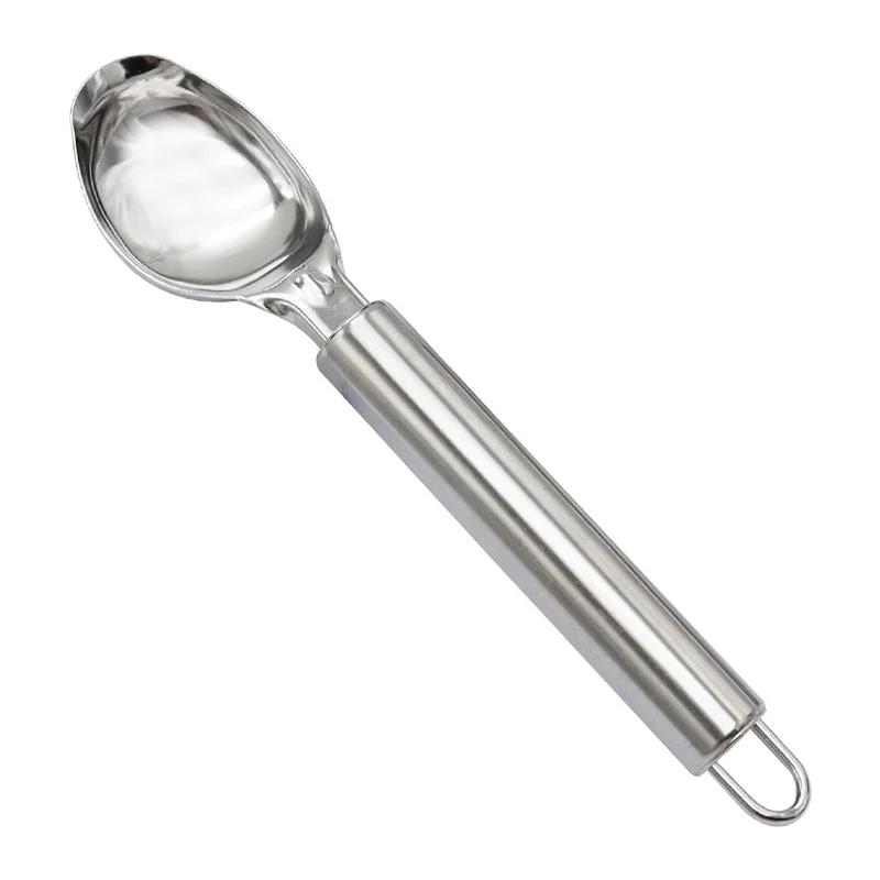 Stainless Steel Dual-purpose Ice Cream Scoop Ice Cream Scooper Multifunctional Fruit Scoop Kitchen Supplies