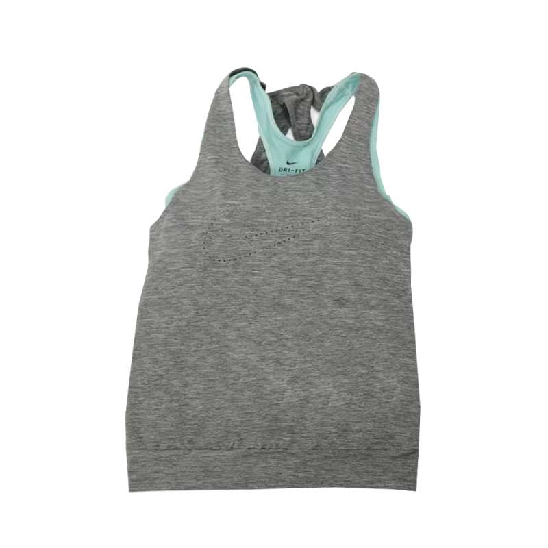 

New Nike Dri Fit Tank Tops Women s Gray 804653-364 S