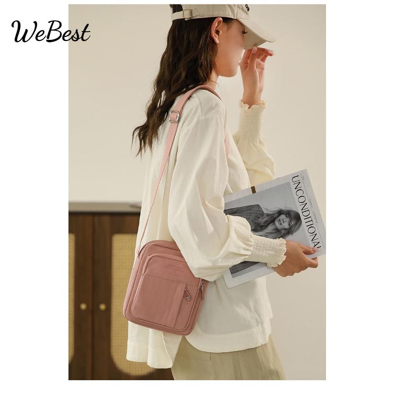 

Canvas Minimalist Casual Crossbody Bag
