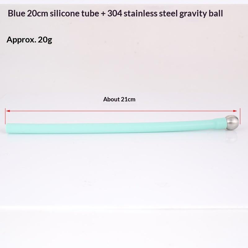 Non-toxic Silicone Foam Lance Suction Tube with Stainless Steel Weight Ball Siphon Hose for Safe Car Washing