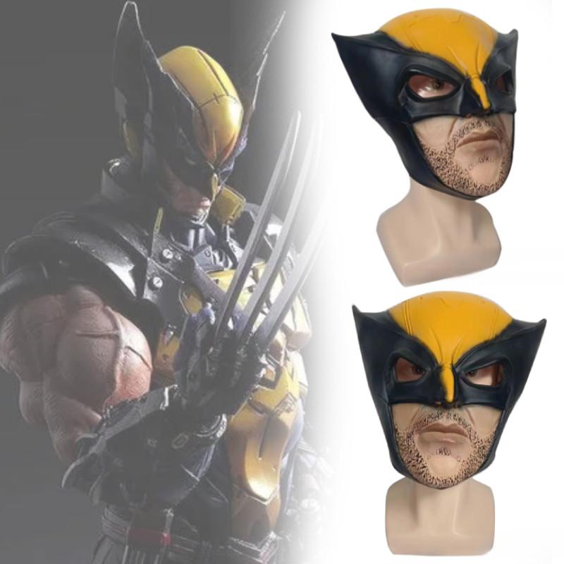 Maschera di Wolverine Marvel e Maschera di Deadpool per Feste in Costume Cosplay di Halloween