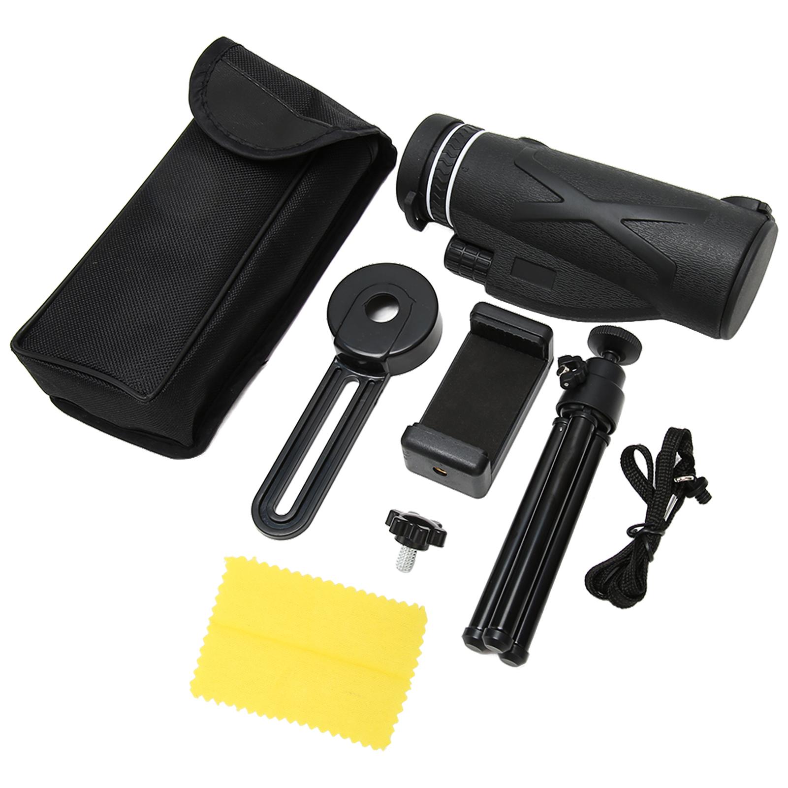 

Monocular Telescope 80X Magnification BAK 4 Prism Multi Layer Film Phone Monocular with Tripod for
