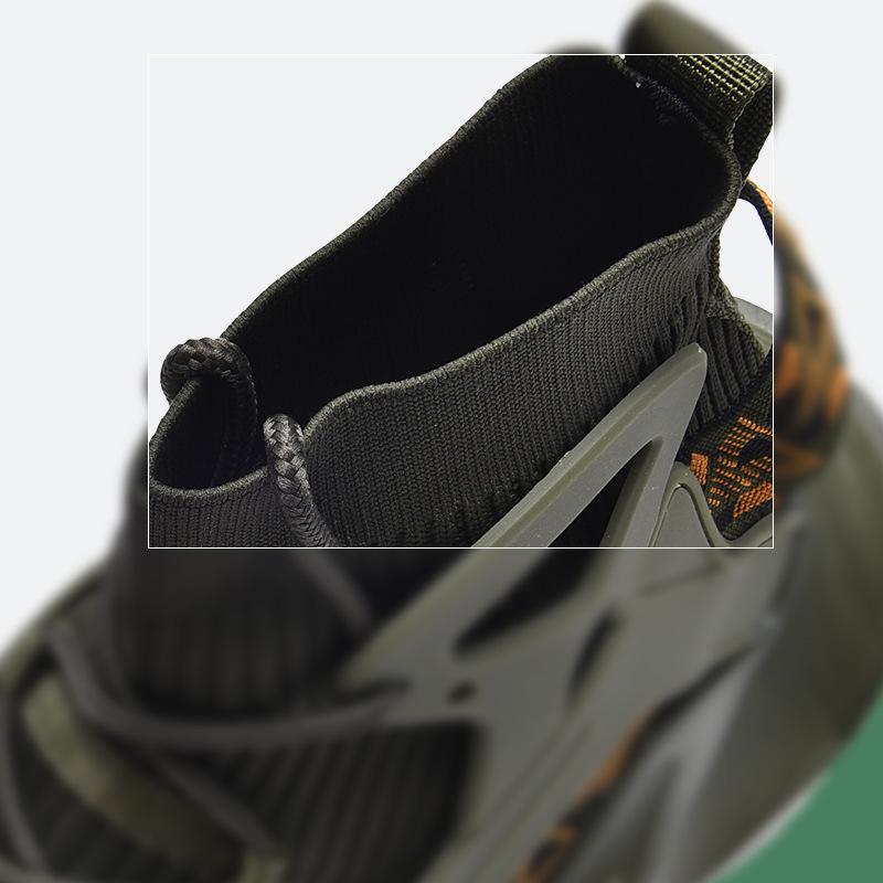 Außenhandel Herren Trend Dad Schuhe 2025 Herbst Fly-Woven High-Top Freizeit Sportschuhe Herren Ultraleicht Übergröße Herrenschuhe