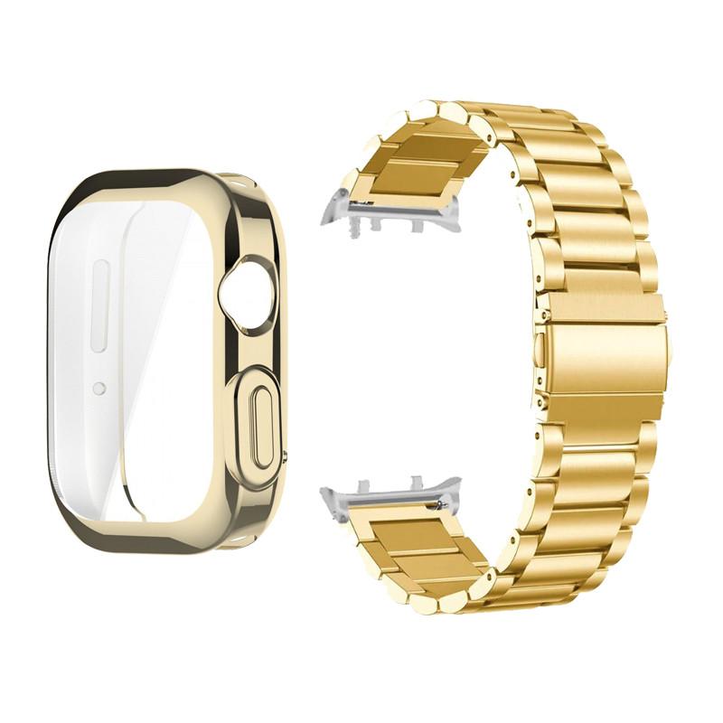 Brățară Metalică din Oțel Inoxidabil și Carcasă TPU pentru Huawei Watch D2 Brățară Metalică de Lux Fără Goluri pentru Huawei Watch D2 Brățară