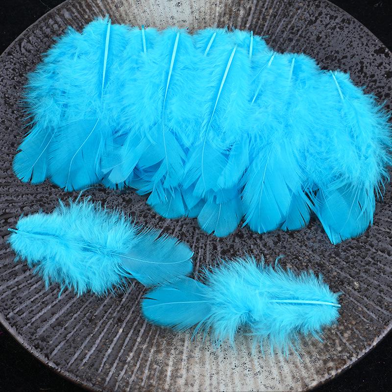 Mixed Color Chicken & Peacock Feathers for DIY Ornaments, Handicrafts, and Handmade Clothing Accessories.