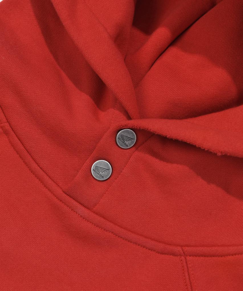 Honda Damage Washing Hoodie_Red
