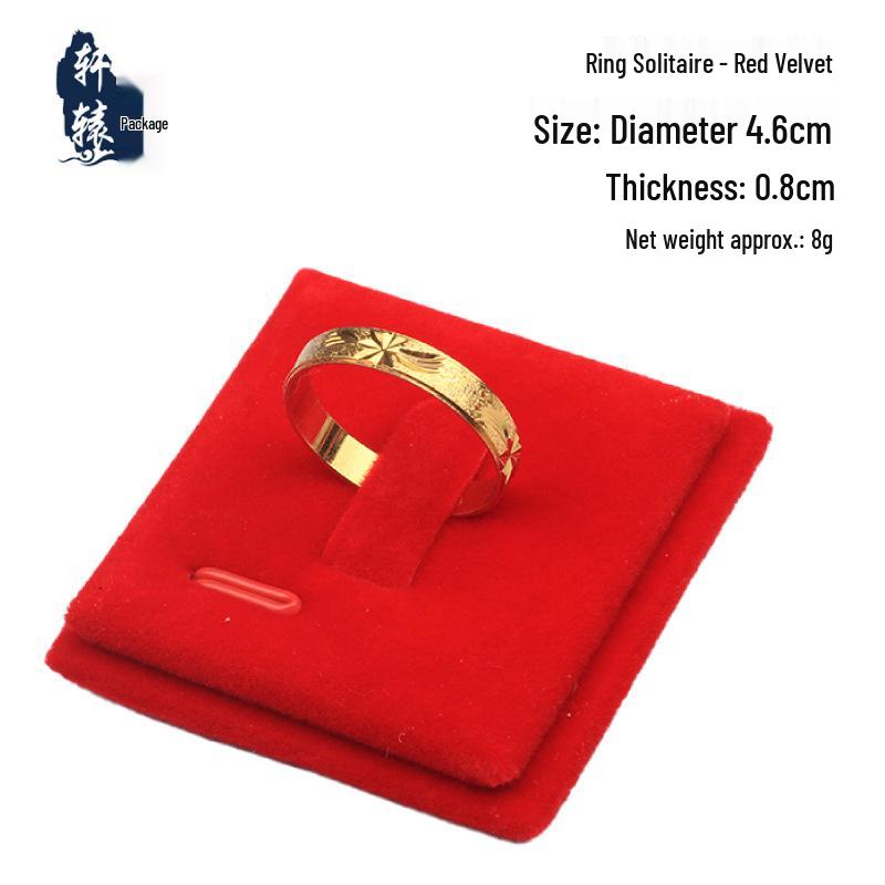 Champagne Brown PU Pendant Display Tray with Curved Surface