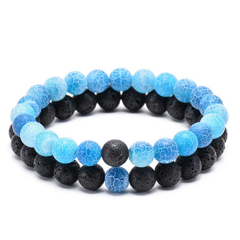 JYL TS Bracelet Couple's  Natural Beaded Promotes Affection & Mutual Luck