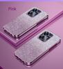 Luxury Gradient Glitter Plating Case on For OPPO A17 A16 A15 A12 A54 A74 A77 A57 A94 A58 A55 A96 A53 A52 A72 Silicone Back Cover