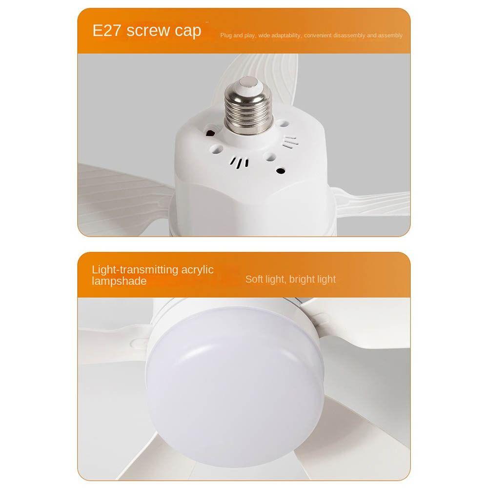 with Lights Ceiling Fan Light Dimmable 3 Gears Ceiling Lamp with Remote Control Energy Saving Electric Cordless Fan