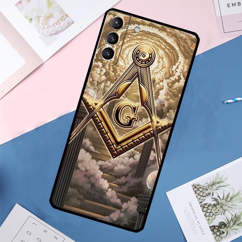 Freemasonry Logo Symbol Case For Samsung Galaxy S25 Ultra S24 S23 S22 S21 Ultra S9 S10 Plus S23 FE S25 FE Back Cover