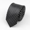 Classic Fashion Men's Skinny Tie Colorful Musical Notes Printed Piano Guitar Polyester 5cm Width Necktie Party Gift Accessory