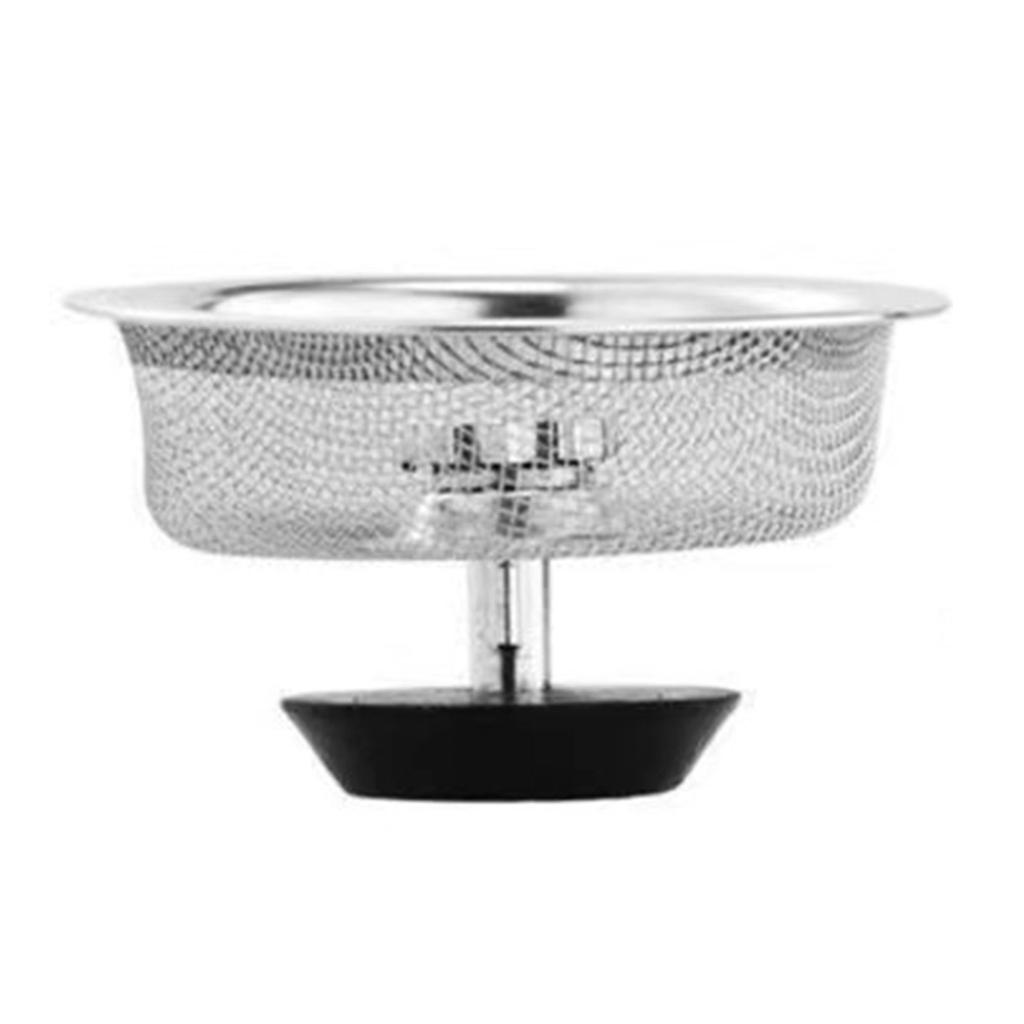 Easy To Clean Bathroom Shower Filter Convenient Sink Plug Alternative Anti Blocking Sink Plugs Stainless Steel for Home