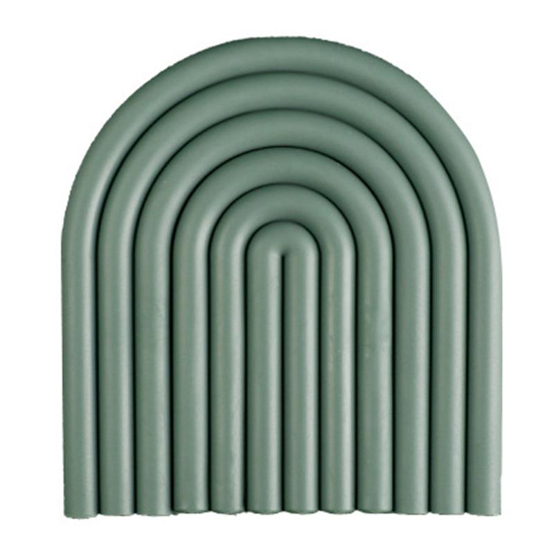 Rainbow Shape High Temperature Resistant Coaster Dining Table Mat Insulation Pad