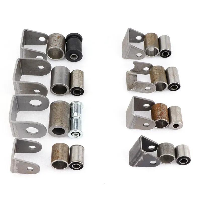 Swing Arm Support Buffer Sleeve With Steel Bushing Hanging Lugs Kit For ATV Go Kart Scooter UTV Buggy Quad Bike Suspension Parts