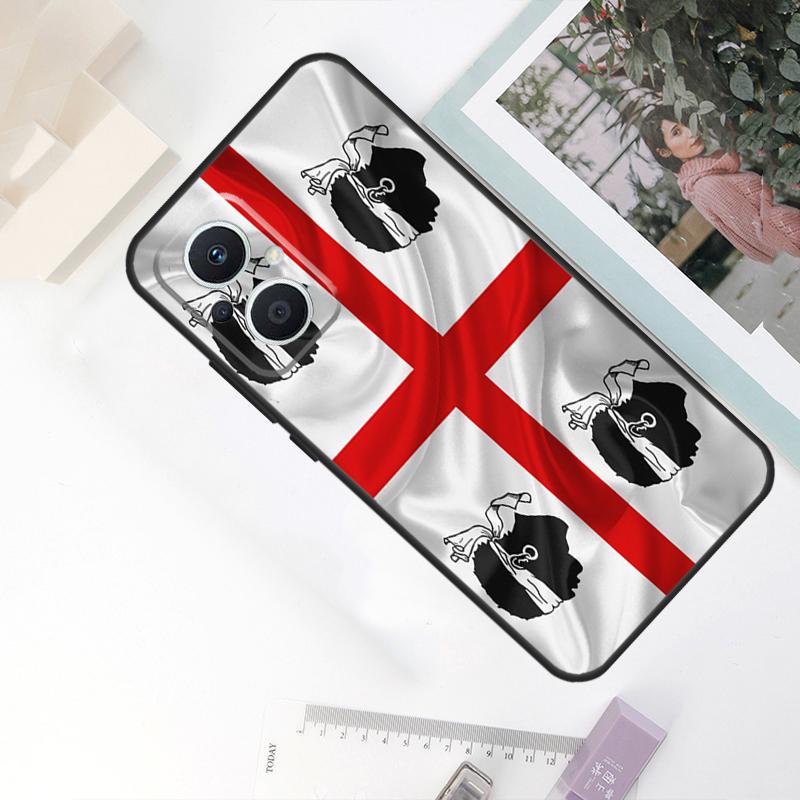 Flag of Sardinia Case For OPPO Reno 8 7 6 5 4 Lite 10 Pro 11F 4Z 5Z 8T OPPO Find X2 X3 X5 Lite X6 Pro Cover