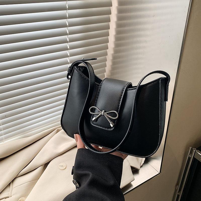 2025 новый тренд однотонный летний повседневный стиль летний бант женская подмышечная сумка на плечо сумка-мессенджер женская