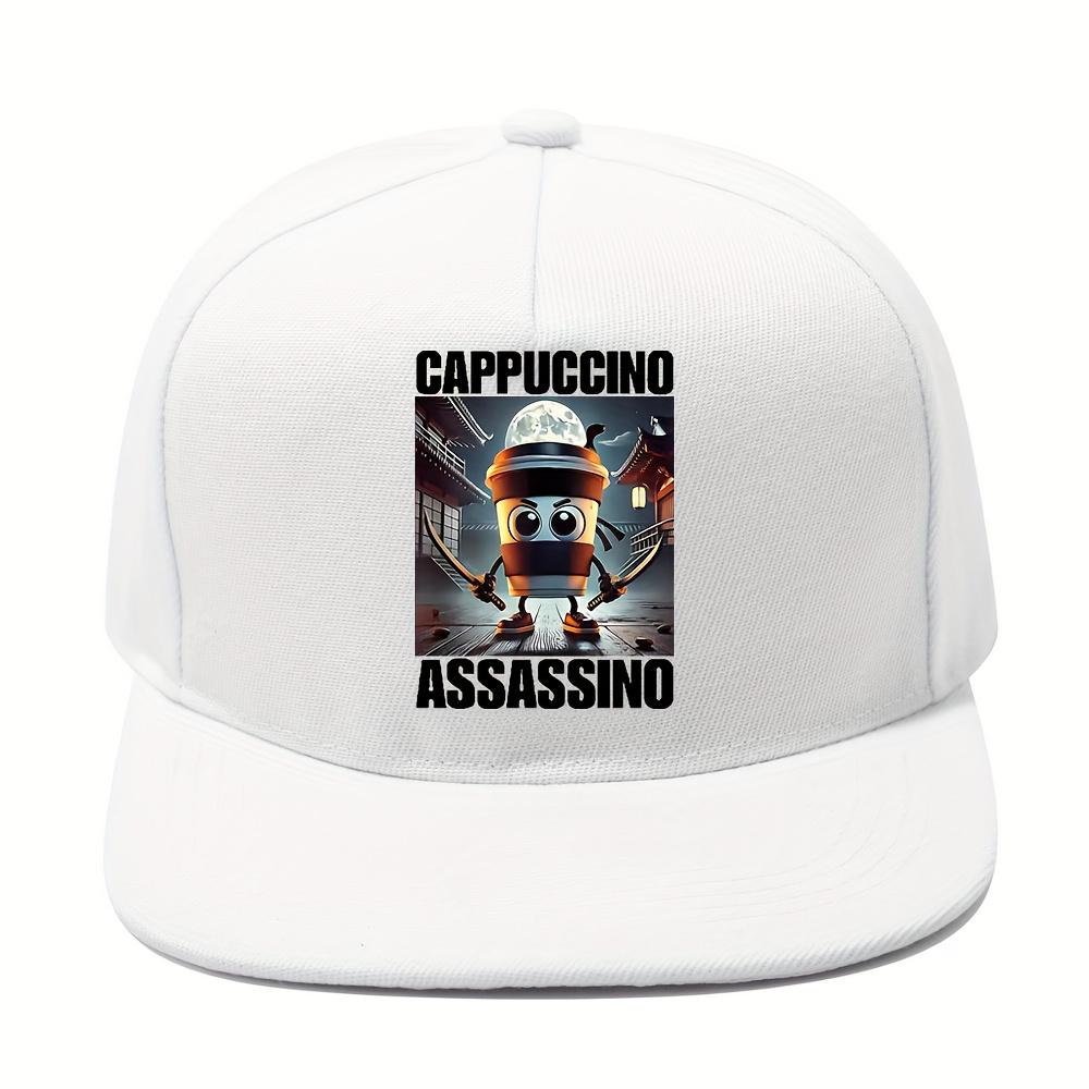 Кепка-бейсболка Cappuccino Assassino для любителей кофе, уличная мода, регулируемая, полиэстер, для взрослых One Size