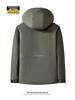 Men's Mid-Length Winter Down Jacket with Detachable Liner and Hood – Suitable for Middle-Aged and Elderly, Dad's Style, Thickened Coat