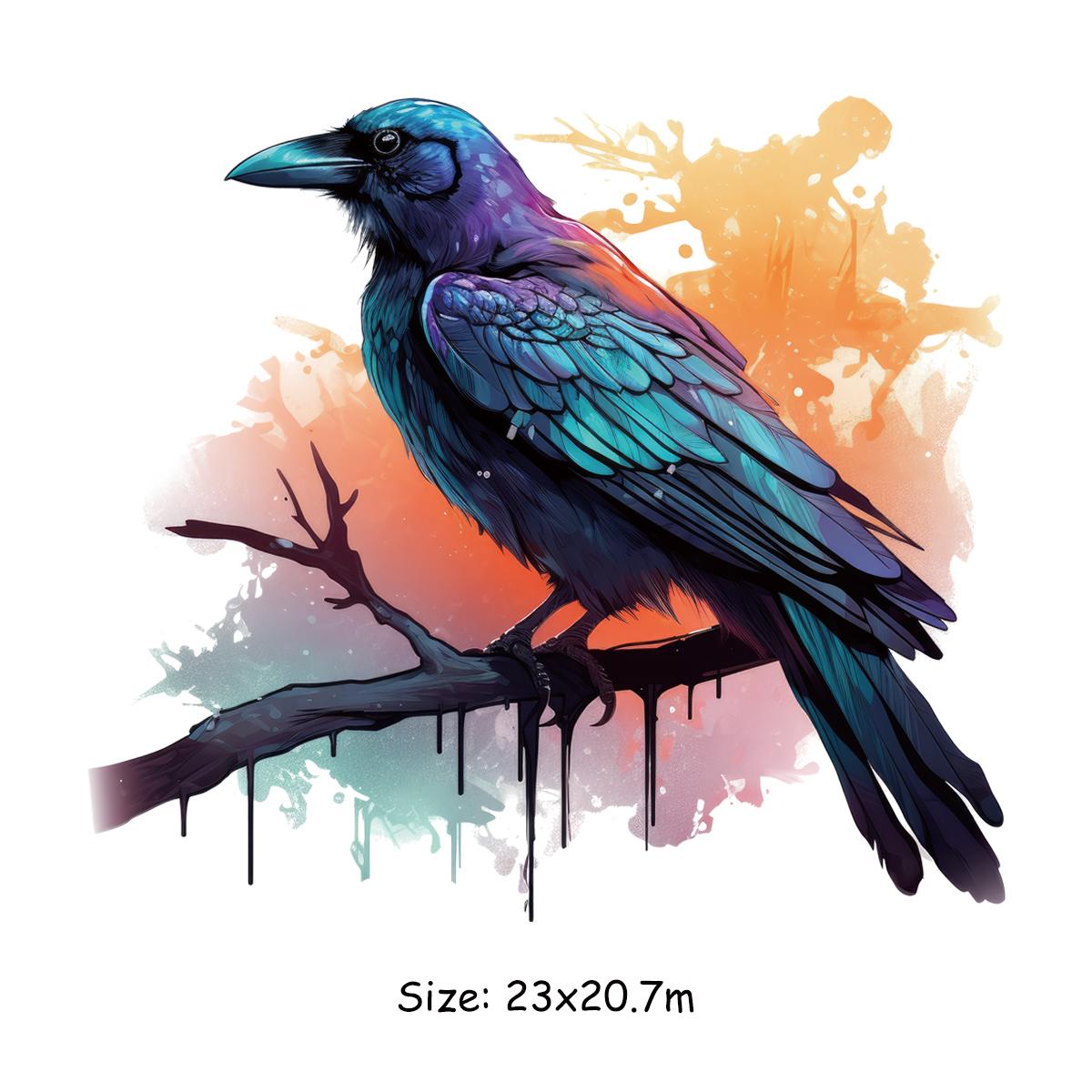 

Термопереводные наклейки с акварельными птицами Have A Rest Термопресс Diy A-Level Моющиеся виниловые толстовки Топы Нашивка с животными