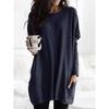 Long Sleeve Casual Pocket T-shirt Top Spring & Fall Long Sleeves Casual Pocket Top Female