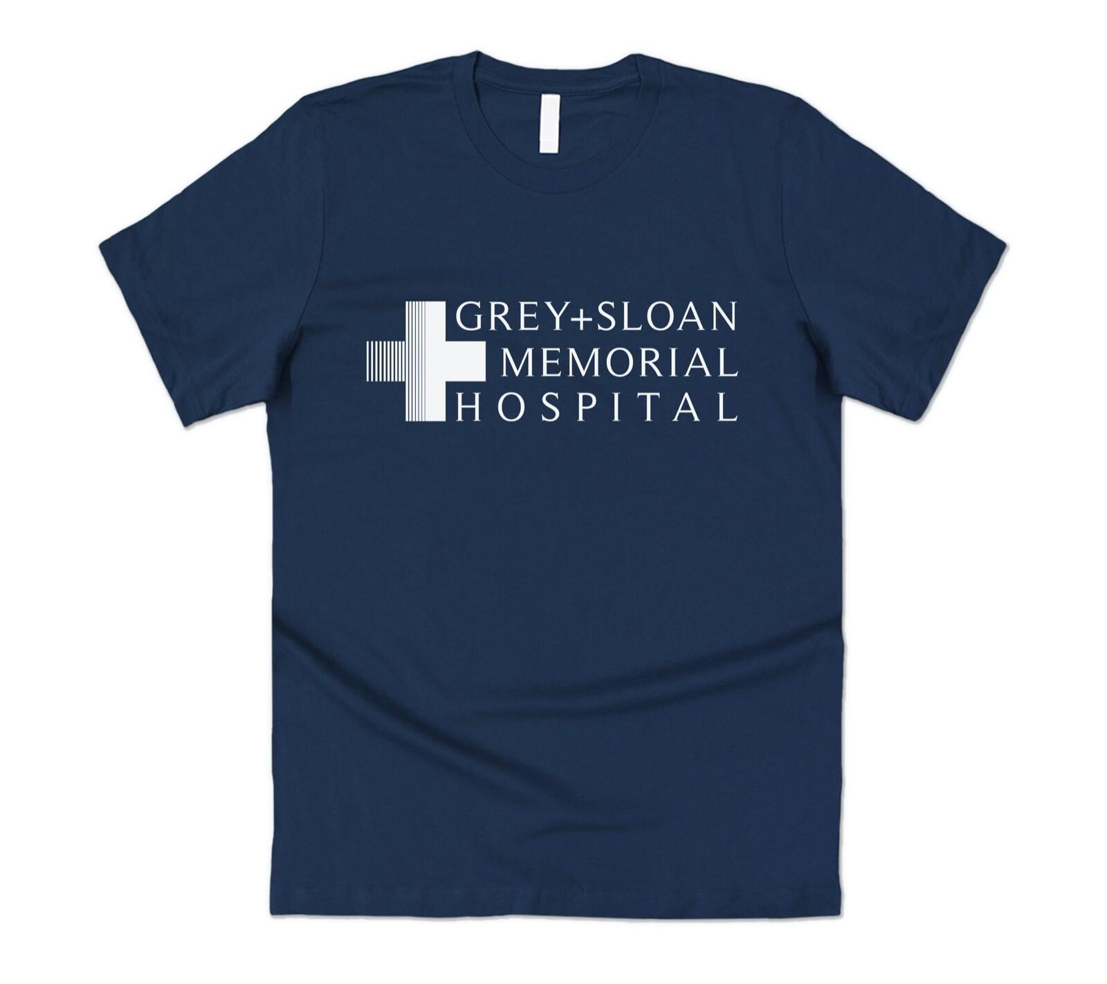 Grey and Sloan Memorial Hospital T-shirt Tee Funny Greys Anatomy TV Show M