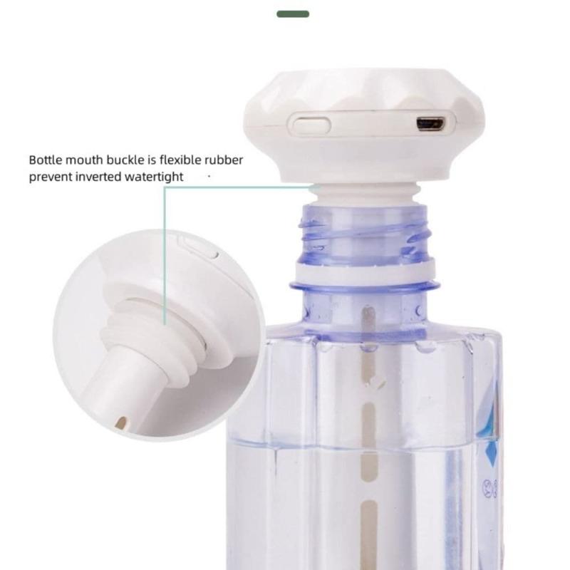 Super Quiet Portable Mineral Water Mist Humidifier With Led Night Light Adjustable Length For Dormitory Students Cars And Office