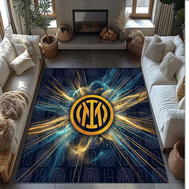 Borussia Dortmund Printed Flannel Area Rug Non Slip Soft Polyester Floor Carpet Indoor Decor Mat for Bedroom Living Room Sofa