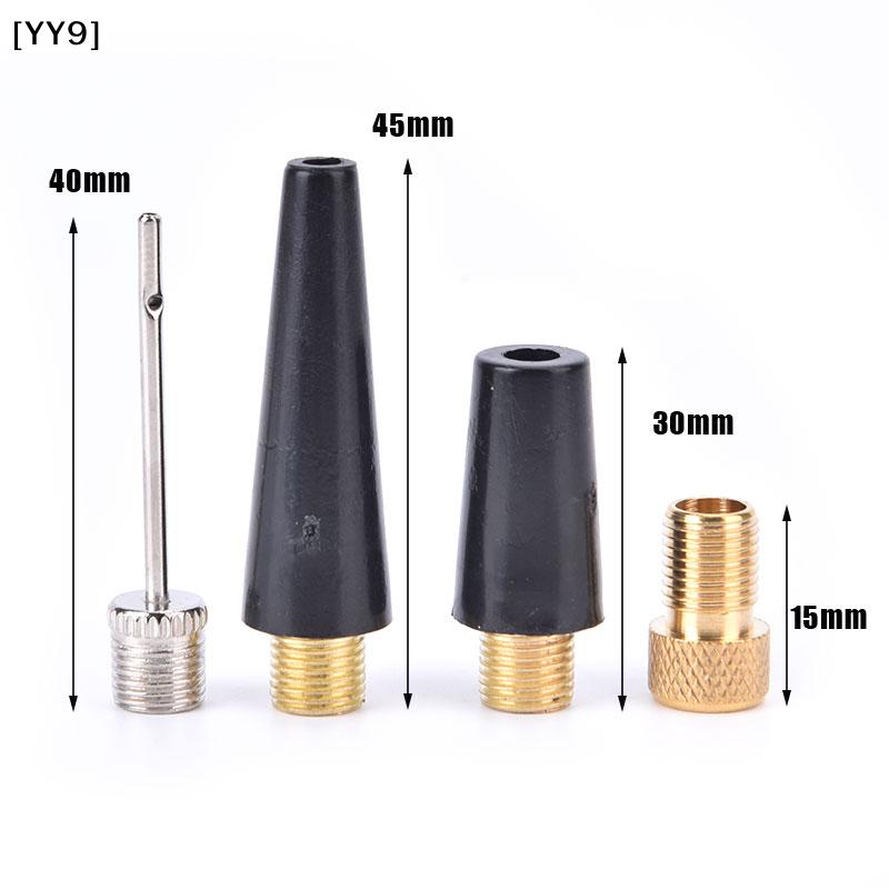 4Pcs Ball Needle Nozzle Adapter Kit, Inflation Pump Adapters for Bike Tire Football Swim Ring[YY9]