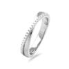 Ring - LUXENTER - Sabuk - 925 Sterling Silver - Cubic Zirconia - Rhodium Finish