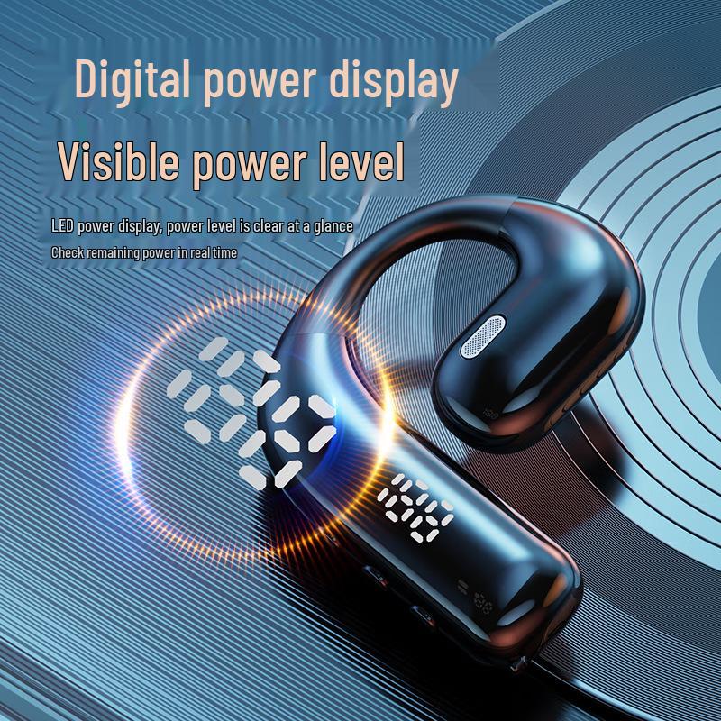 Wireless Over-Ear Bluetooth Earbuds S109 - Long Battery Life, Noise Cancelling, High-Quality Sound for Sports and Running.