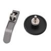 Hardened Steel Extruder Gear with Aluminum Alloy Handle Filament Drive Gear Replacement for Lab A1 A1 Mini 3D Printers