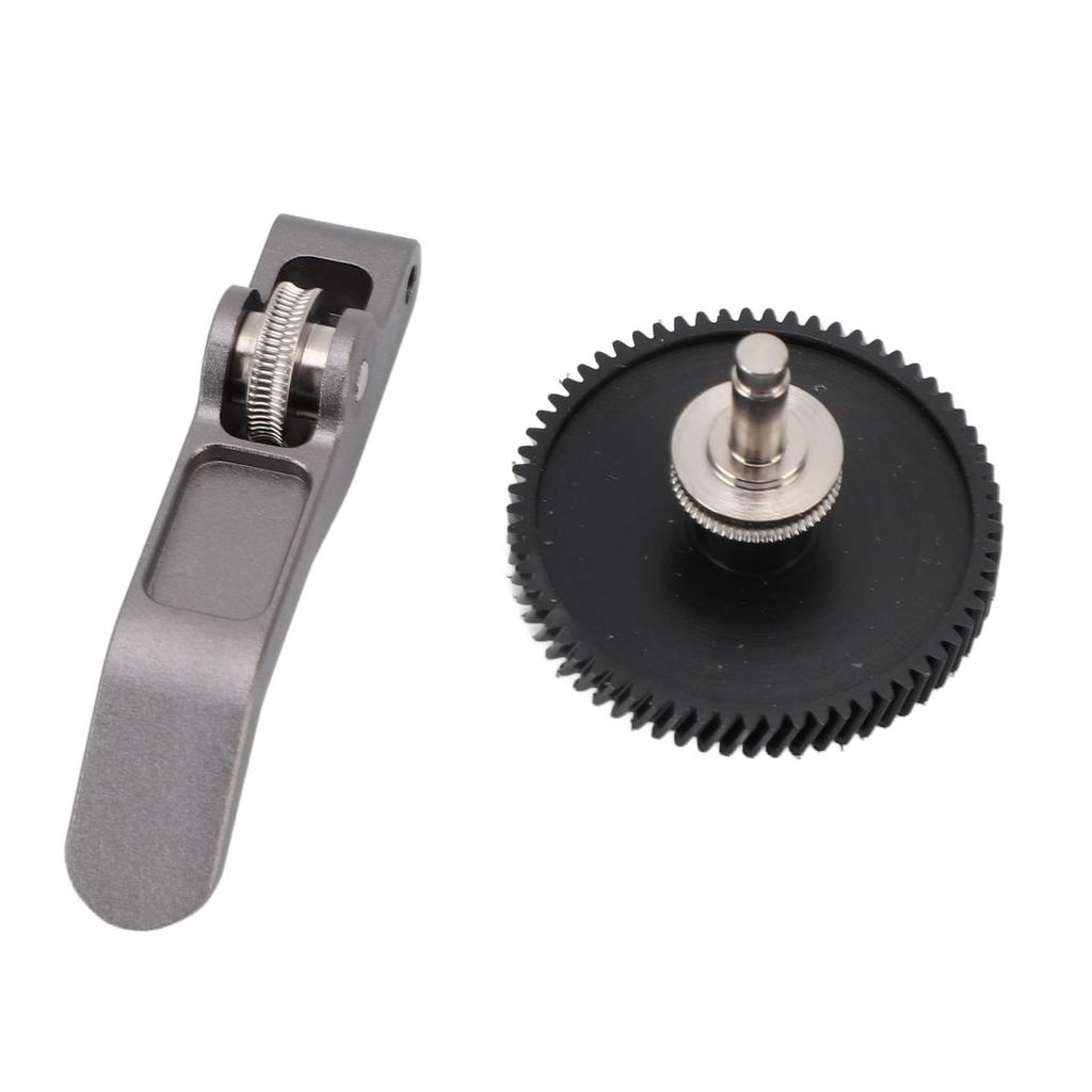 Hardened Steel Extruder Gear with Aluminum Alloy Handle Filament Drive Gear Replacement for Lab A1 A1 Mini 3D Printers